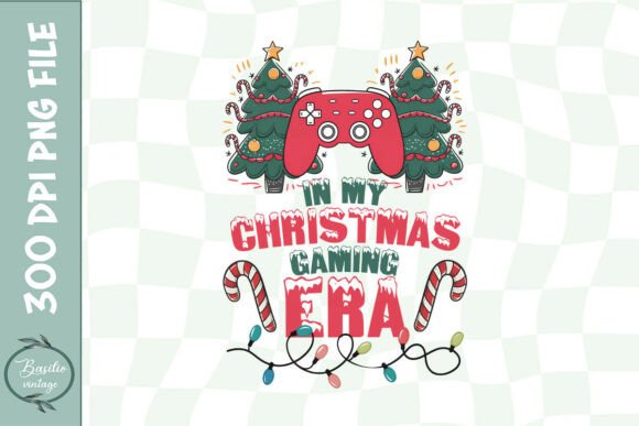 Festive Gaming Era Christmas PNG Design Assets