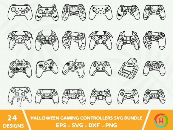 Haunt Your Gear with Halloween Gaming Controller SVGs